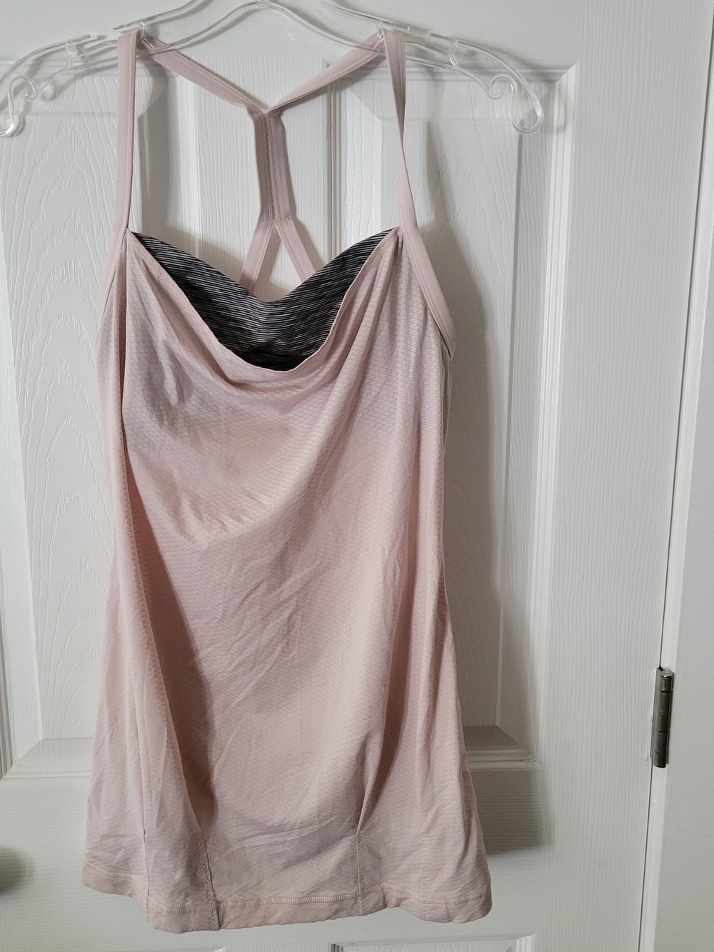 Lululemon C.Y.B. Tank Pretty Pink Razorback Tank Top Sz 6